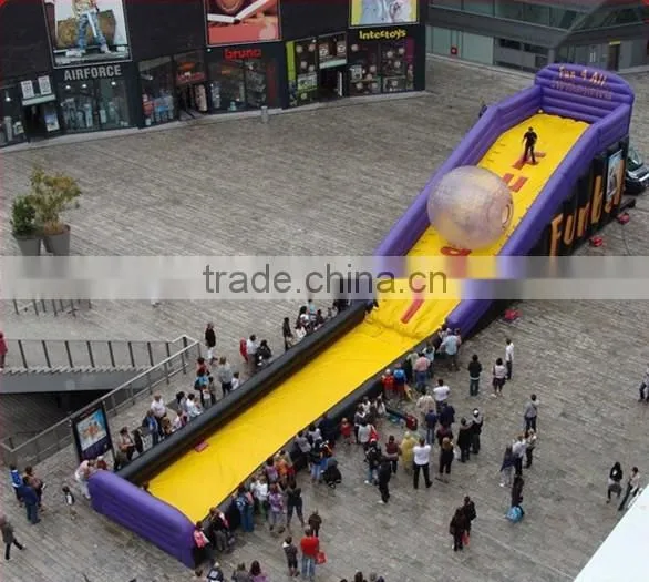Lanqu Zorb ball slide zorb ball ramp race track
