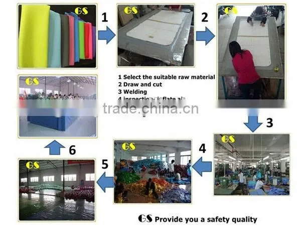 custom square inflatable playpen bouncy castle