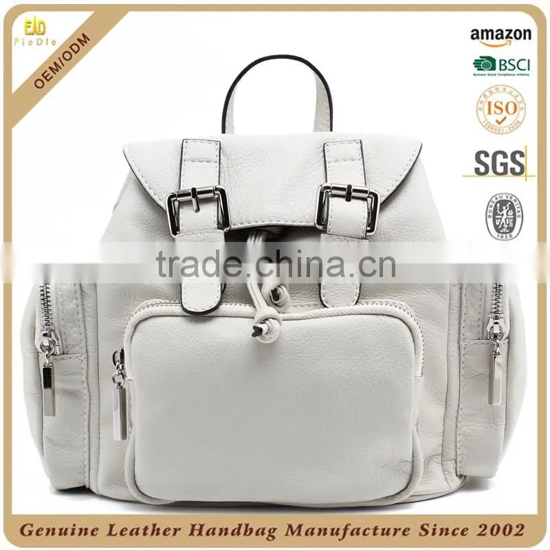 CSS1598-001 Super high quality girls bags Korea style backpack bags Genuine cow leather hiking backpack bag for ladies