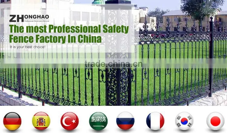 Powder Coated Eco-friendly galvanized iron razor fence wire