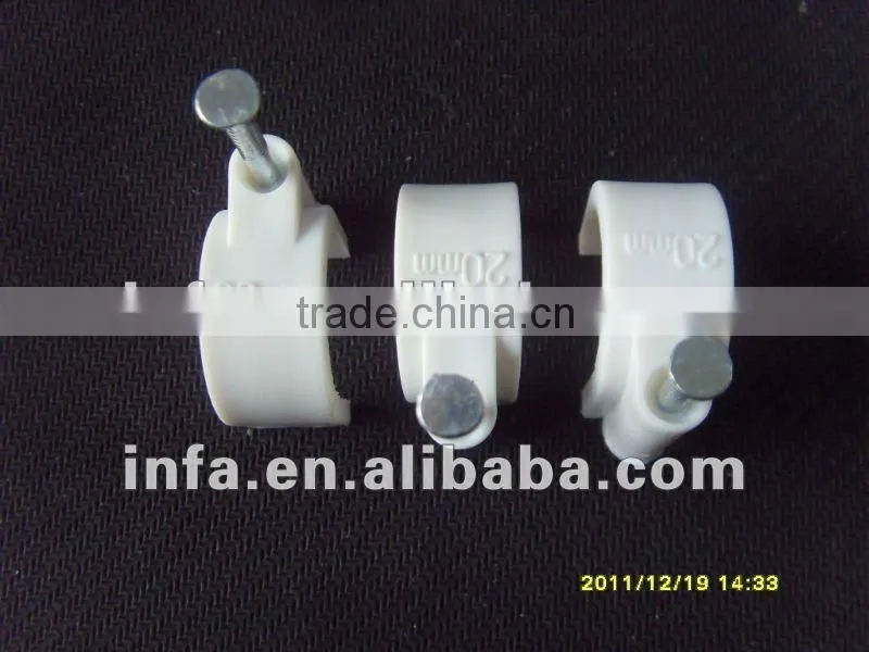 Adhesive cable clip/ wire nail cable clips