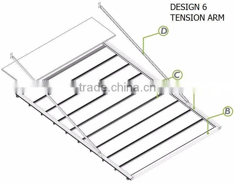 Retractable Pergola Shade/Retractable Pergola Patio Covers
