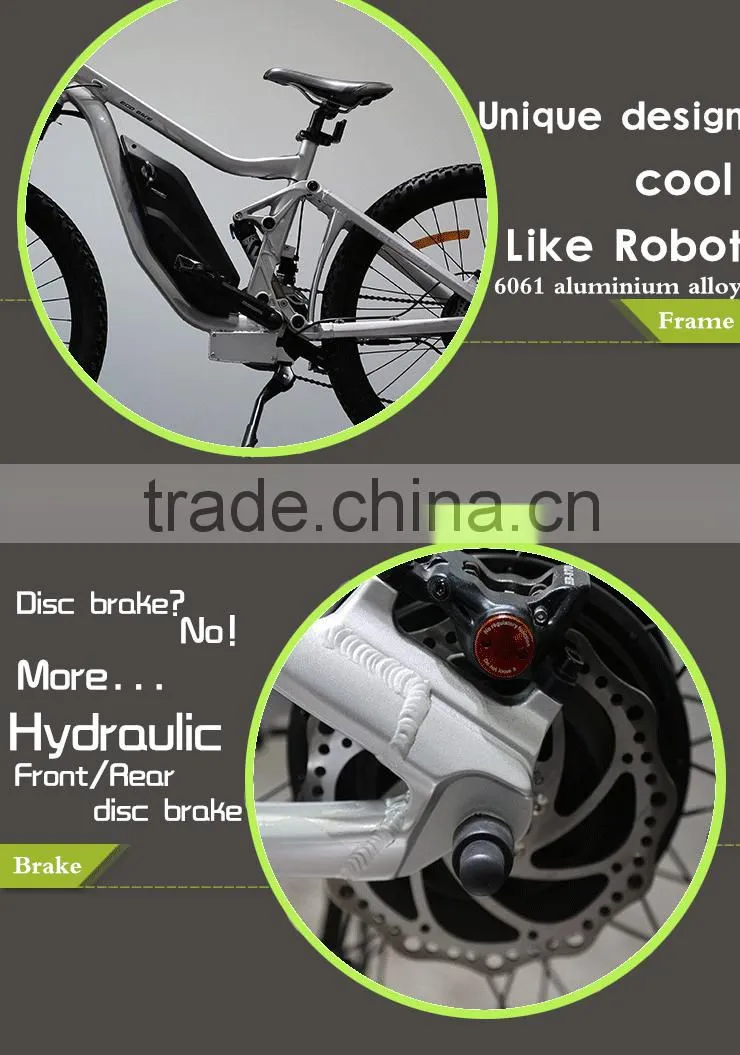 Tornado, 2016 new model mountain electric bicycle with lcd display