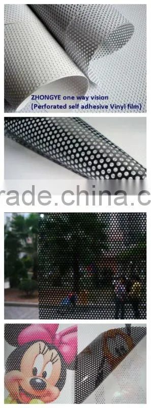one way vision (Perforated self adhesive Vinyl film)
