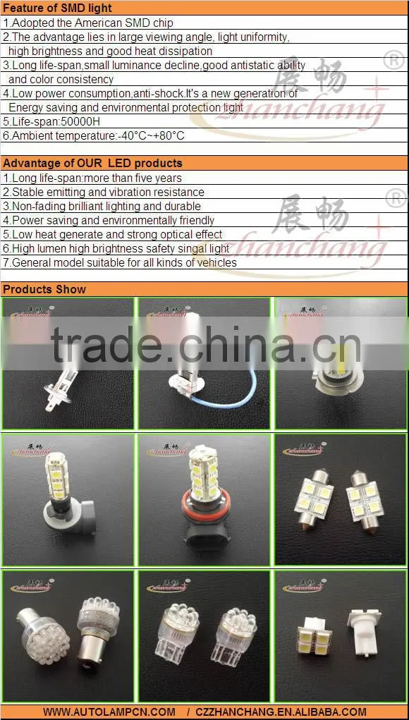 Car door LED lights 880 LED light bulb