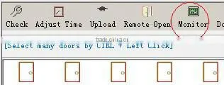 Controller IP and Web standalone for Drawing with Connection for 4 Door Access Controller