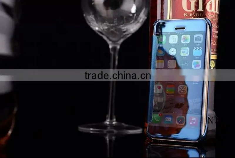 Hot Selling UV Painting Flip Smart Cover For iPhone 6