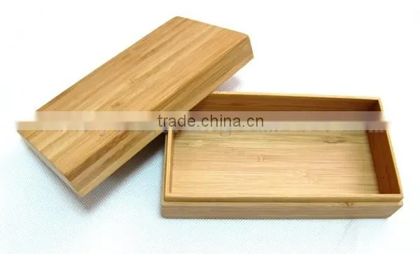 Bamboo multiple glasses multipurpose storage box
