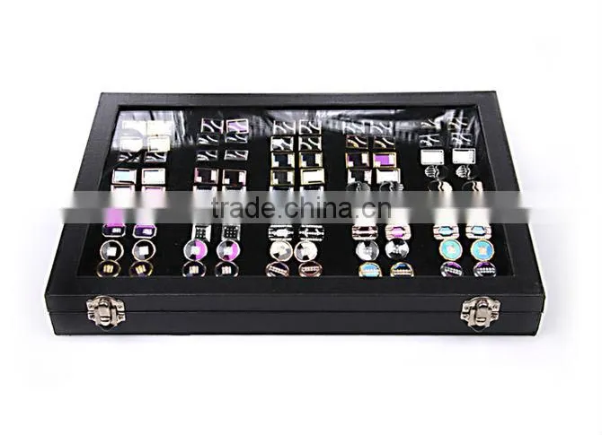 Custom cufflink storage case for 50-pair