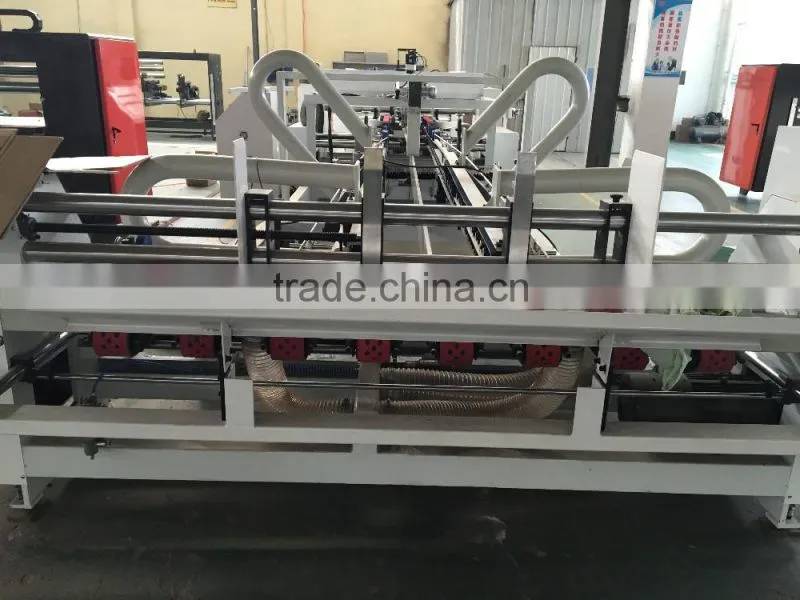 High Speed Automatic Corrugated Carton Box Stapler Stitching Folder Machine