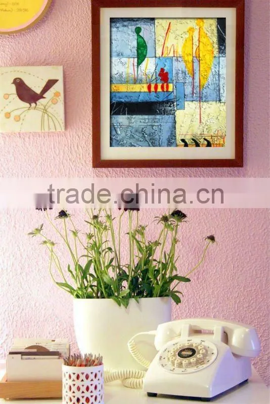 abstract modern oil painting on canvas
