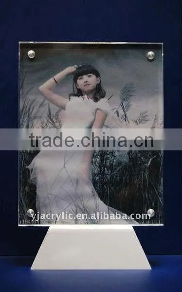 Rectangular acrylic photo frame