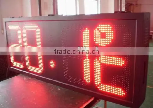 5" IP43 6 Digits Led Digital Clock Display, Hangrand high quality led clock display