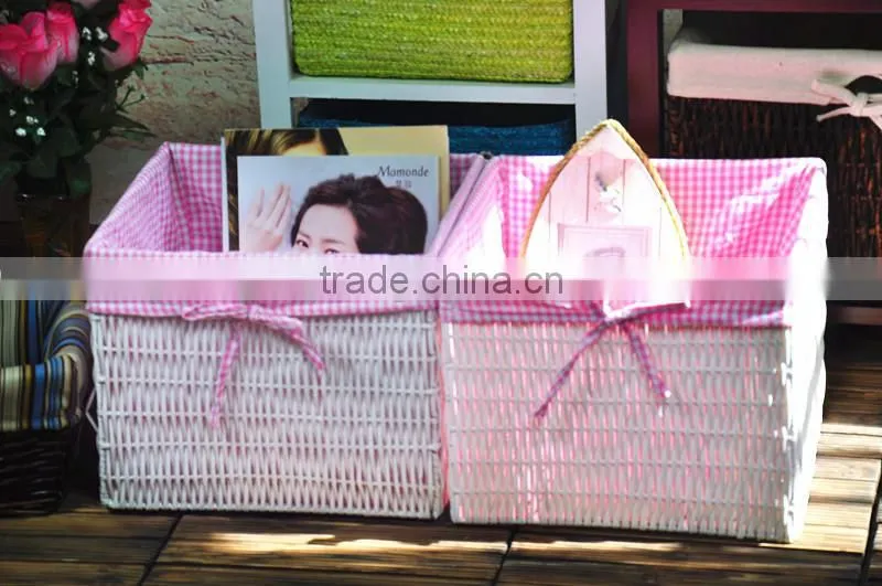 Handmade laundry basket with cover,new design laundry basket