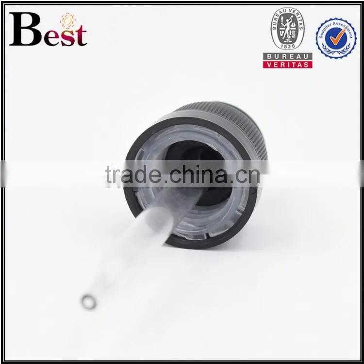 7ml high quality special white glass round serum dropper bottle childproof top