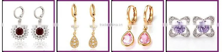 Best selling 18k gold color wholesale earrings
