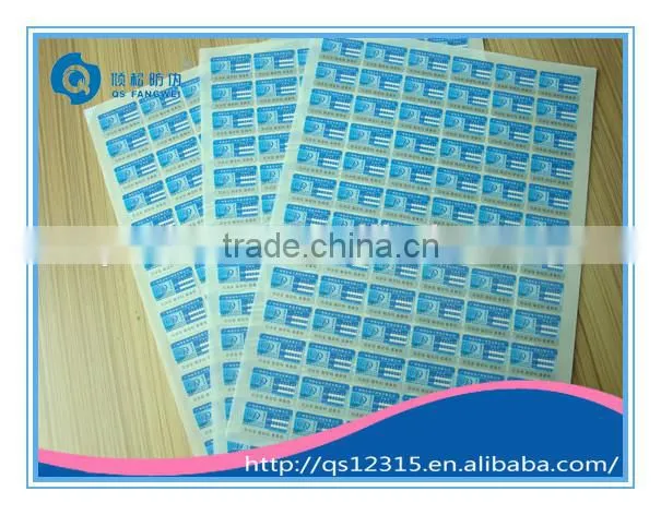 Custom Self Adhesive Paper Sticker Label