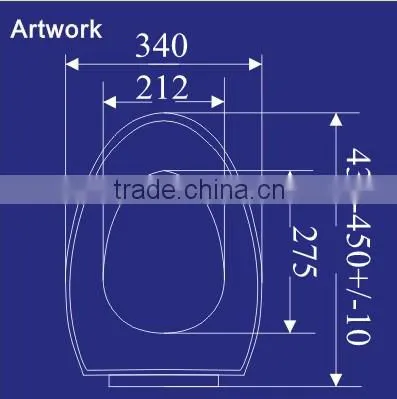 1027 High Quality PP Soft Toilet Seat
