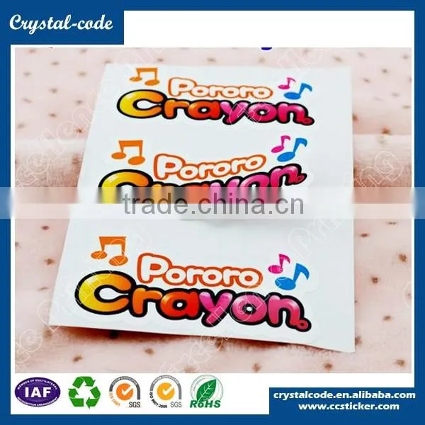 Various materials personalized labels self adhesive sticker