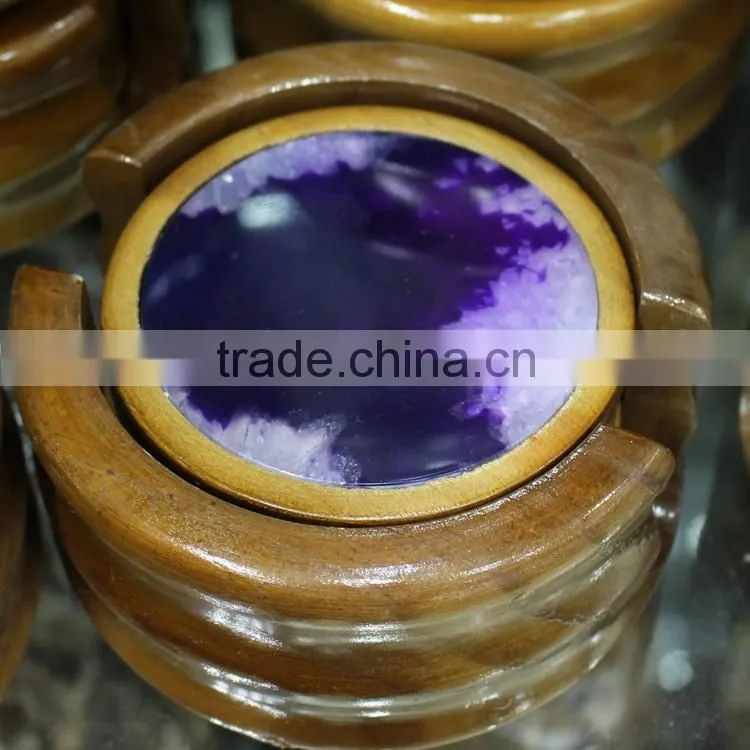 Hot Sale Natural Agate Cup Coaster for Gift