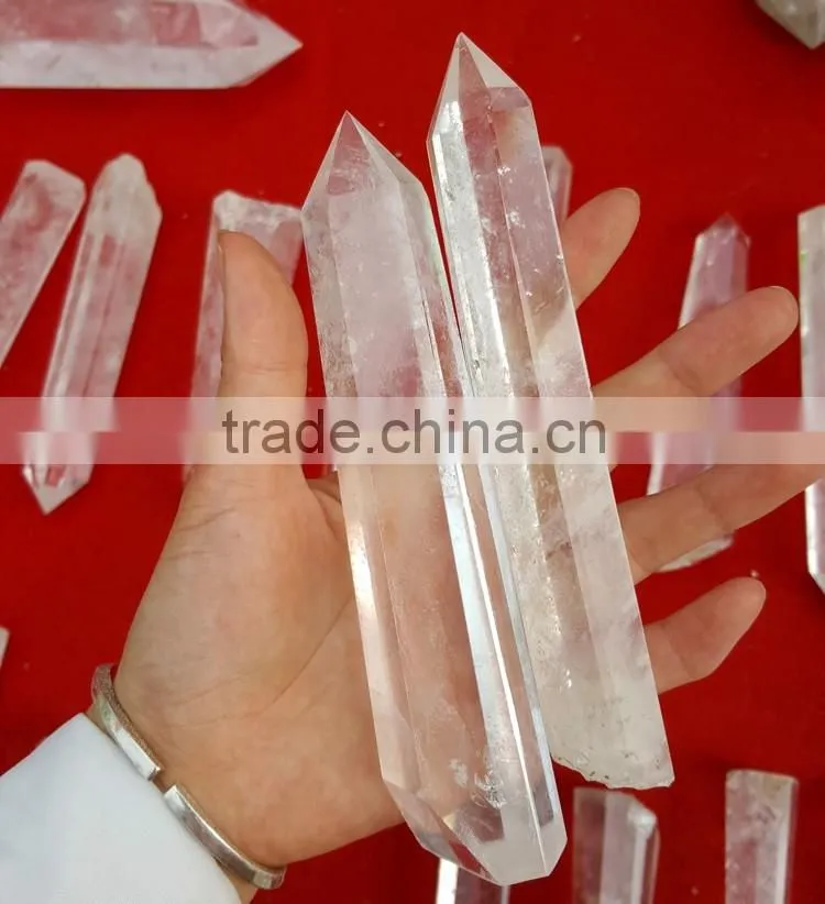 Natural Rock Crystal Obelisk Long Clear Crystal Quartz Points