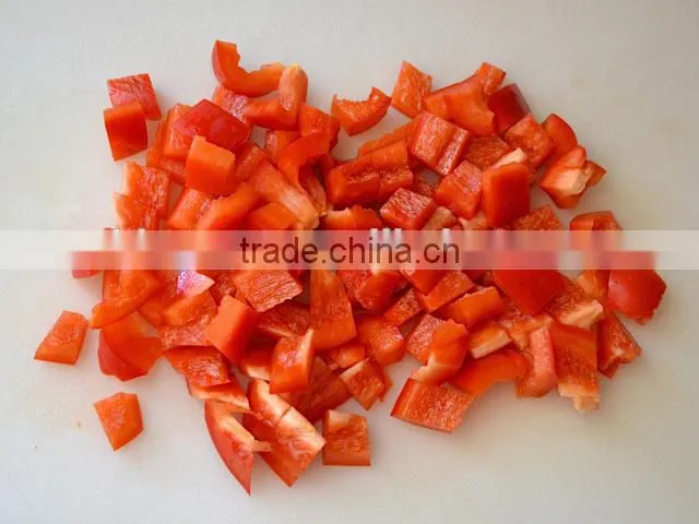 Supply hot sale IQF Red Pepper Diced with good quality