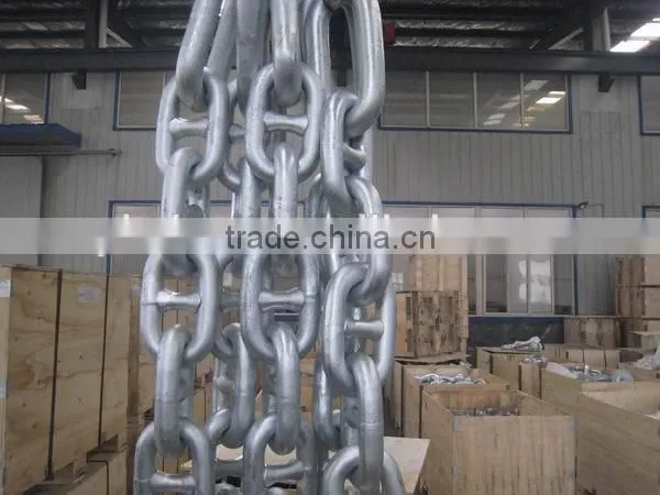 hot dip galvanized stud link chain