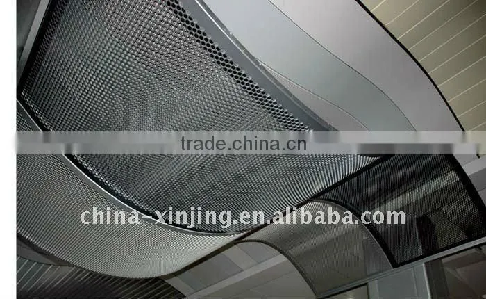 wood color strip sereen ceiling l(ISO9001,CE)