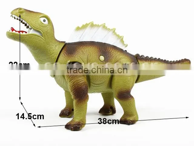 Infrared remote control walking dimetrodon flashing dinosaur toys