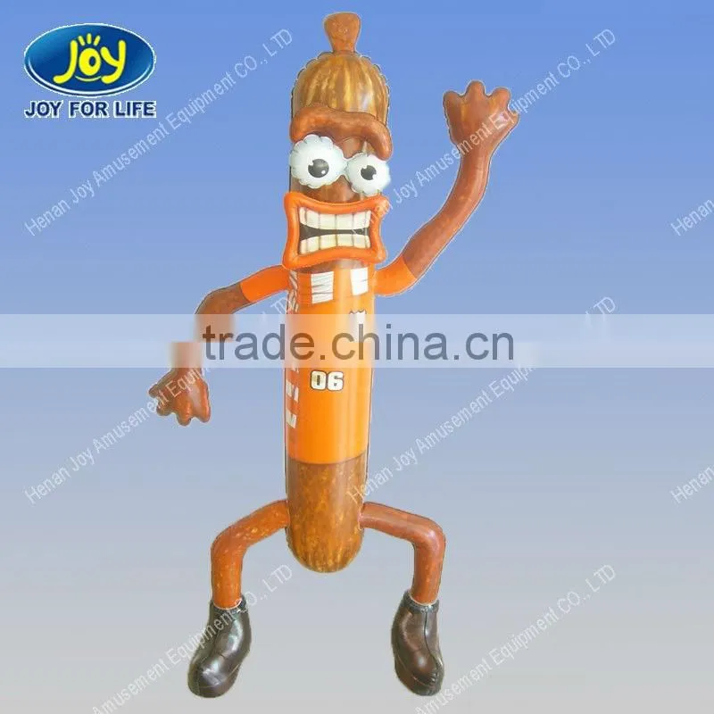 Yellow transparent PVC hummer model for advertising Anne