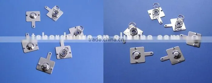 Customize Nickle Plate Battery Spring Plate For Toys Or Telecontroller