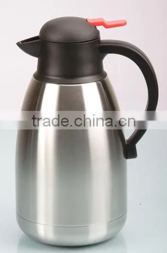 1.5L hot selling classic promotional FDA LFGB stainless steel thermos insulated coffee pot expresso