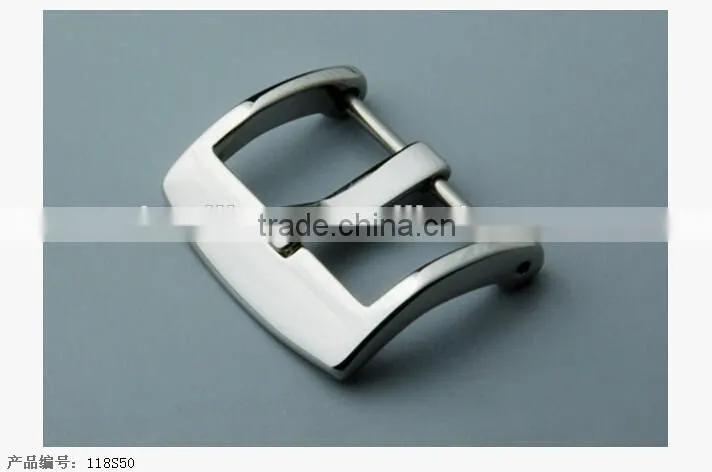 High-quality K070S brushed IP yellow gold watch strap buckle in 18 20 22 24mm