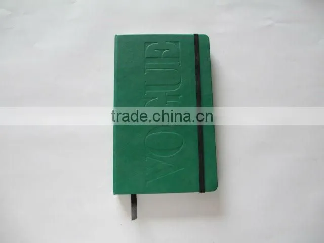 5X8 PVC/leather cover hardcover notebook