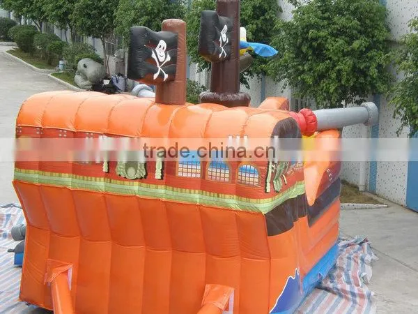 2016 Popular Inflatable Pirate Ship Slide For Kids