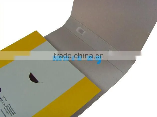 Cutomer Creative Design Handle Paper Packaging Box With Belt