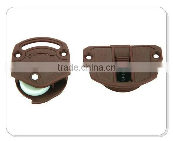 Plastic sliding wardrobe door wheel