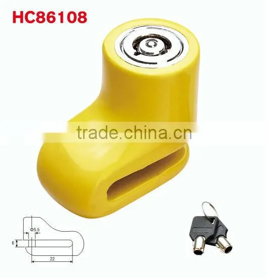 HC86108 motorcycle lock, autocycle lock, disc brake lock