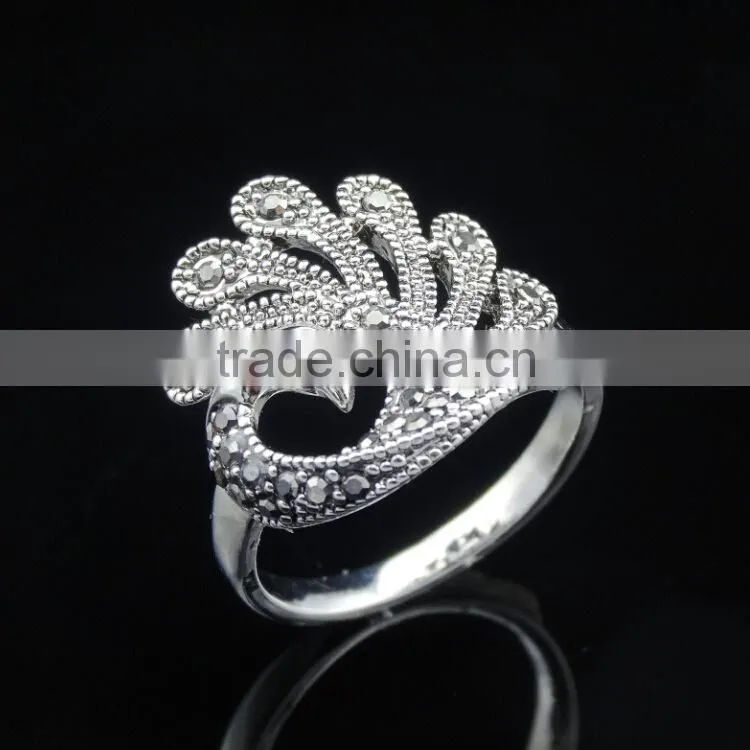 2015 Latest Design Women Enagement Crystal Diamond Ring for Sale