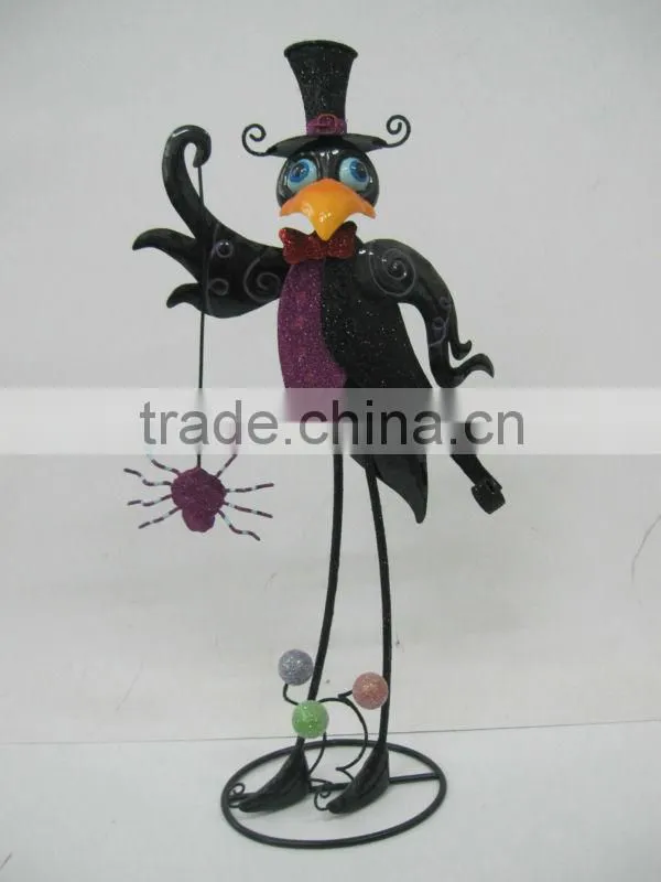 Halloween crow decoration