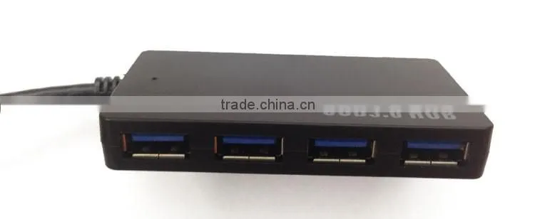 2015 newest good quality 5Gbps high speed usb 3.0 hub 4 ports USB Splitter Adapter For PC Laptop good sale in market