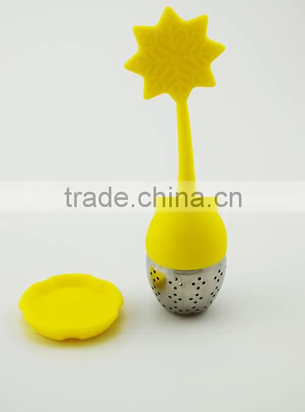 Stainless Steel&silicone Mesh Tea Ball Infuser
