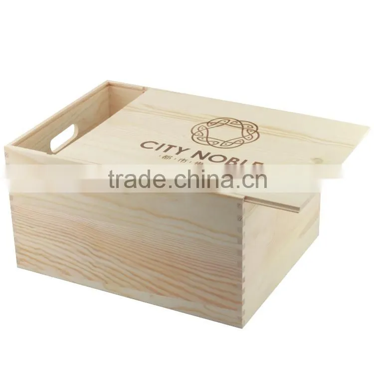 Vintage Feature And Wine Industrial Use Wooden Wine Boxes For Sale