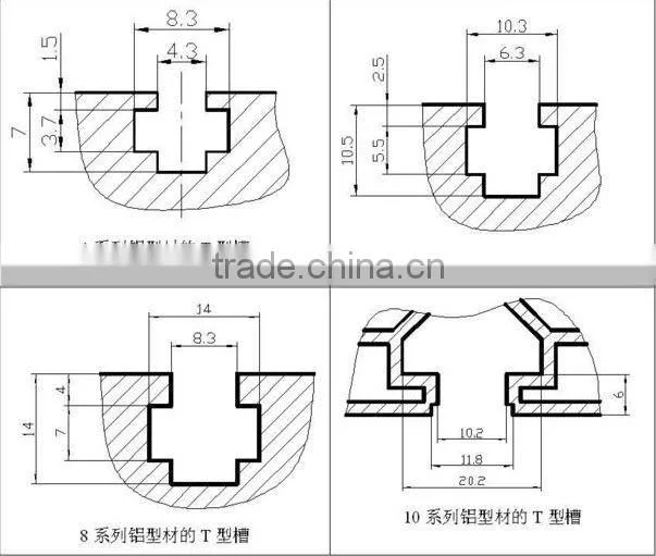 stainless steel T bolts with EDPM washer