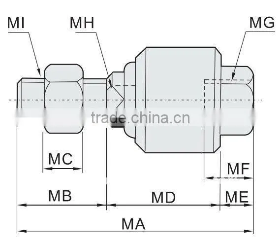 pneumatic floating joint /floating joints for pnwumatic cylinder(SMC type)