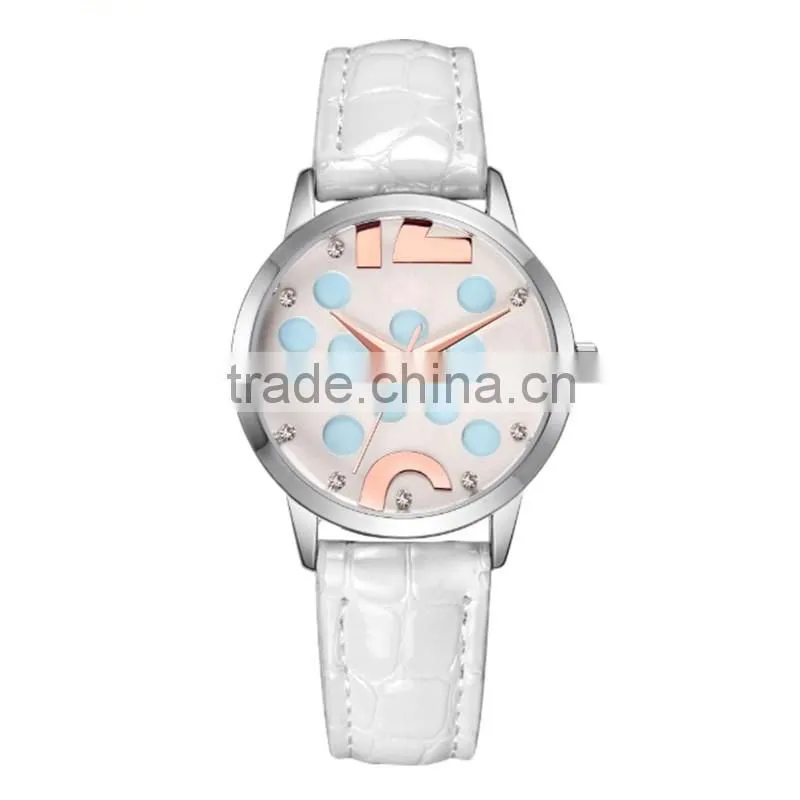 New models from Doris Watch fashion design pink spot dial Japan movt women's wrist latest watches