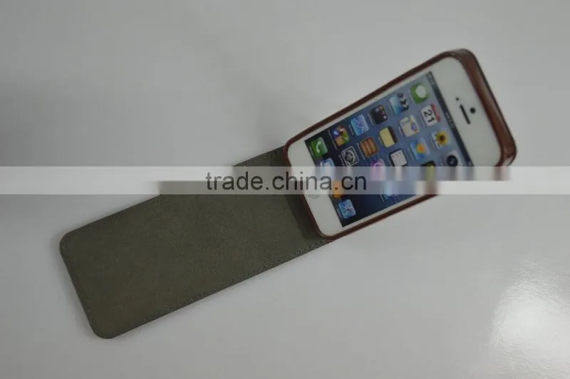 2016 Hot Sale New Style PU Leather case for iphone 6 with up and down flip cover case