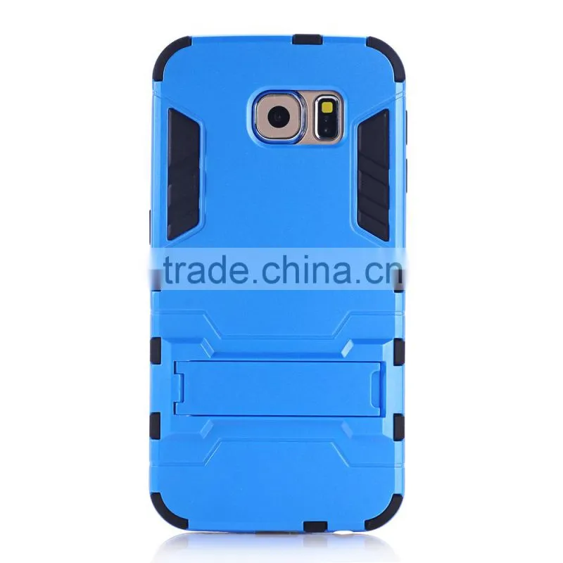 Hard hybrid silicone+pc case for Samsung Galaxy S6 armor case,for Samsung Galaxy S6 case
