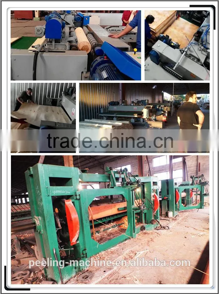 cnc wood lathe machine / wood veneer peeling