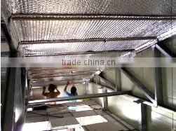 ZTECH-1500 double screw 7 layers aluminum laminating Air Bubble Film Making machine